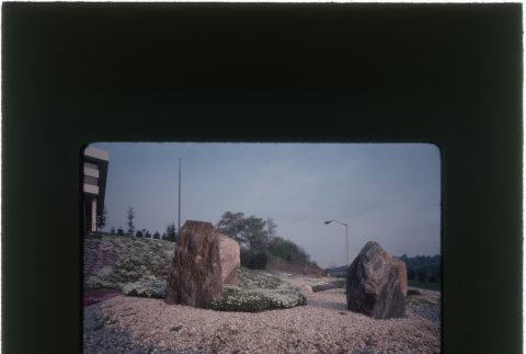 Rock sculpture at the AMF project (ddr-densho-377-936)