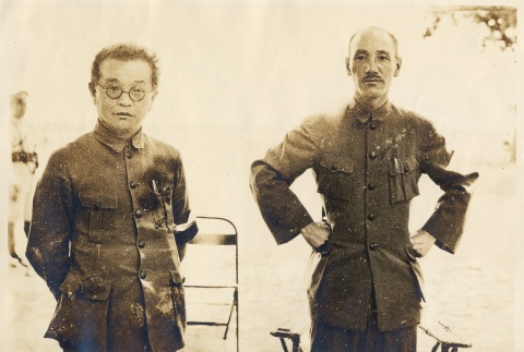 Chiang Kai-shek standing next to another man (ddr-njpa-1-1751)