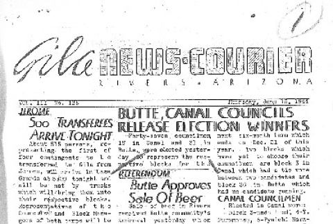 Gila News-Courier Vol. III No. 128 (June 15, 1944) (ddr-densho-141-284)