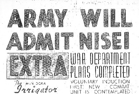 Minidoka Irrigator Extra (January 29, 1943) (ddr-densho-119-165)