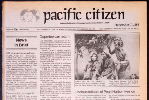 Pacific Citizen, Vol. 99, No. 22 (December 7, 1984) (ddr-pc-56-48)