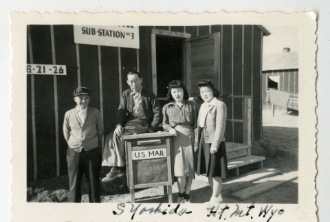Post office at the Heart Mountain incarceration camp (ddr-csujad-42-229)