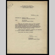 Memo from Joe Carroll, Relocation Program Officer, Heart Mountain, to members of the Relocation Planning Commission, September 4, 1944 (ddr-csujad-55-974)