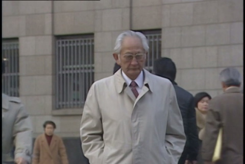 Exterior footage in Tokyo; taiko performance, part 1 of 2 (ddr-densho-1007-1723)