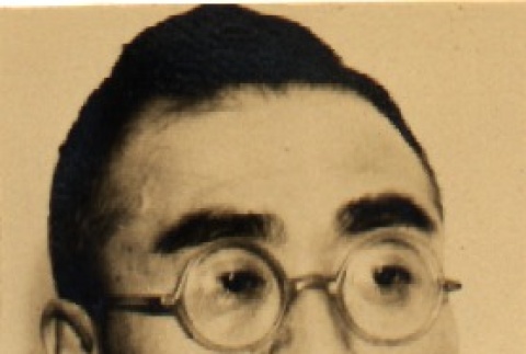 Eichi Onishi, a civil engineer for a hydroelectrics company (ddr-njpa-4-1525)