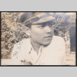 Man in hat with kanji (ddr-densho-468-462)