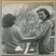 Guyo Tajiri at a canyon overlook (ddr-densho-338-244)