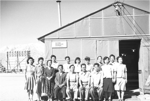 Group in front of Tailor Drafting School (ddr-densho-153-308)