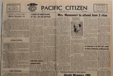 Pacific Citizen, Vol. 56, No. 19 (May 10, 1963) (ddr-pc-35-19)