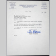 Letter to William Yoshino from Thomas Kindness (ddr-chijacl-1-352)