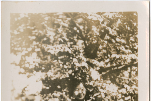 Tomoye (Nozawa) Takahashi in riding clothes (ddr-densho-426-1956)