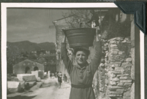 Italian girl carrying water (ddr-densho-201-590)