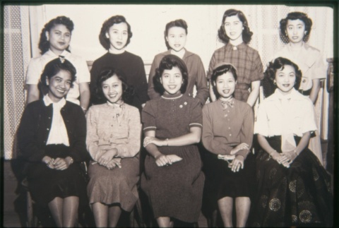 Ten girls seated & standing (ddr-densho-330-181)