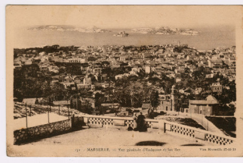 Blank Postcard of the Endoume Islands from Marseille (ddr-densho-368-808)