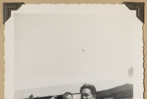 Baby Kunikazu with a relative (ddr-densho-542-480)