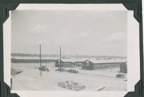 Barracks in the snow (ddr-densho-471-33)