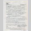 Sho Nomura interviewee form (ddr-densho-1007-970)