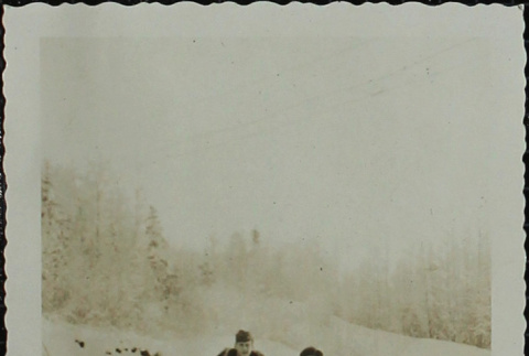 Two men skiing (ddr-densho-321-1251)
