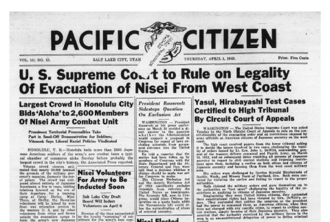The Pacific Citizen, Vol. 16 No. 13 (April 1, 1943) (ddr-pc-15-13)