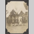 Five priests at a temple (ddr-densho-432-111)