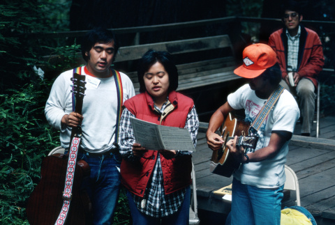 Campers singing on the last day of camp (ddr-densho-336-1364)