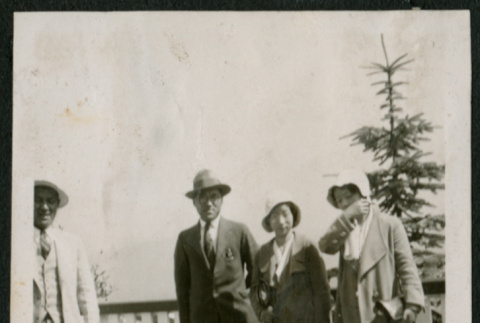 Two couples on outing (ddr-densho-359-743)