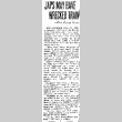 Japs May Have Wrecked Train -- Dies Group Hears (June 13, 1943) (ddr-densho-56-931)