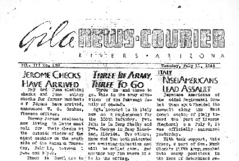 Gila News-Courier Vol. III No. 139 (July 11, 1944) (ddr-densho-141-295)