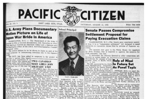 The Pacific Citizen, Vol. 33 No. 5 (August 11, 1951) (ddr-pc-23-32)