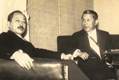 Koki Hirota with another Japanese political leader (ddr-njpa-4-2806)