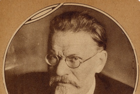 Portrait of Mikhail Kalinin with caption (ddr-njpa-2-750)