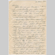 Letter from Alvin Uchiyama to Kathleen Koga Uchiyama (ddr-densho-406-99)