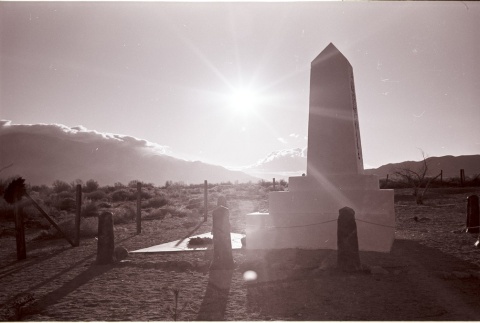 The Manzanar Cemetery Monument (ddr-manz-3-45)