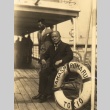 Mineo Osumi on board an NYK steamship (ddr-njpa-4-1802)