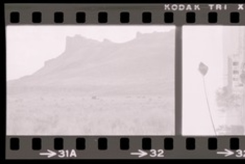 Negative film strip for Farewell to Manzanar scene stills (ddr-densho-317-78)