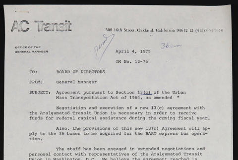 Letter from Alan L. Bingham to the Board of Directors (ddr-densho-433-550)