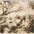Boulders being placed for landscaping (ddr-densho-377-169)