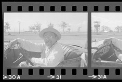 Negative film strip for Farewell to Manzanar scene stills (ddr-densho-317-112)