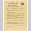 Resolution adopted by the City Council of Chicago resloving that 12/14/2011 commemorates's William Hohri (ddr-densho-352-45)