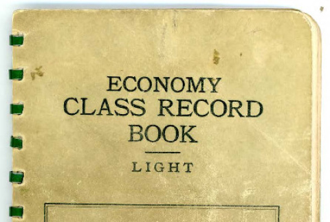 Economy class record book (ddr-csujad-48-43)