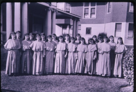 Nuns outside Maryknoll (ddr-densho-330-102)
