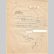 Letter sent to T.K. Pharmacy from  Manzanar concentration camp (ddr-densho-319-417)