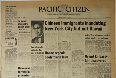 Pacific Citizen, Vol. 63, No. 14 (September 30, 1966) (ddr-pc-38-39)
