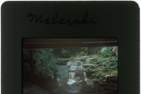 Waterfall at the Malavode project (ddr-densho-377-476)