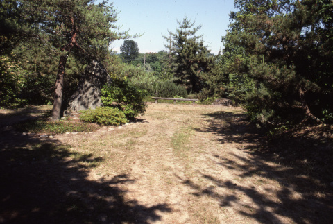 Garden Overlook approach, Memorial Stone (ddr-densho-354-1223)