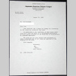 Letter to Tom Watanabe from Bill Yoshino (ddr-chijacl-1-781)