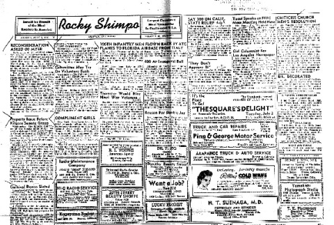 Rocky Shimpo Vol. 12, No. 79 (July 2, 1945) (ddr-densho-148-168)