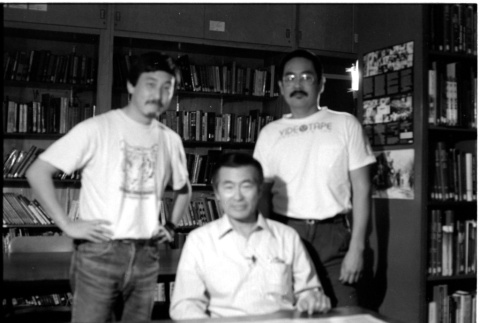 Frank S. Emi and camera crew (ddr-densho-1007-1158)