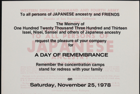 Day of Remembrance poster for Seattle/Puyallup (ddr-densho-122-31)