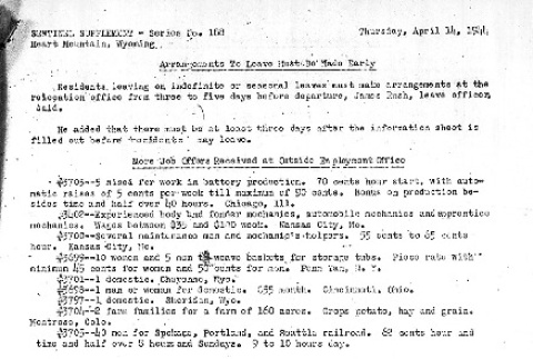 Heart Mountain Sentinel Supplement Series 188 (April 14, 1944) (ddr-densho-97-408)